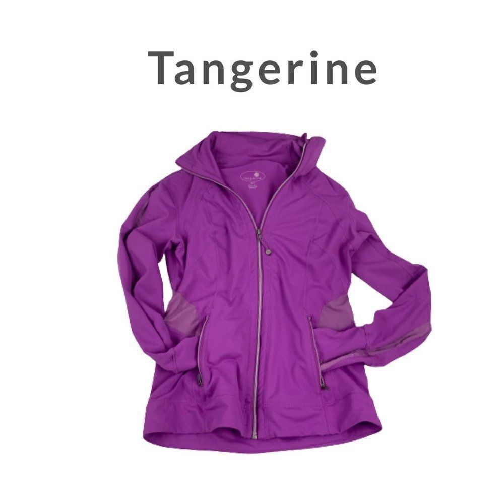 Tangerine Purple Athletic Jacket. Sz S
